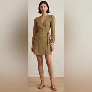 Valija Yellow and Blue Long Sleeve Dress: Eligible 3/$25